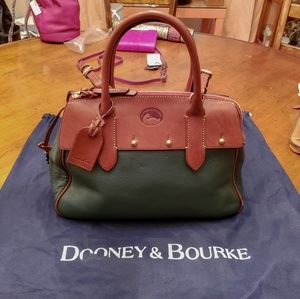 Dooney & Bourke Leather Zip Wilson Satchel Bag